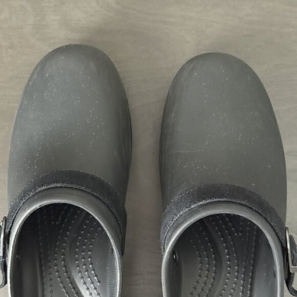CROCS Sarah Clog Mule Shoes Black - Picture 6 of 11